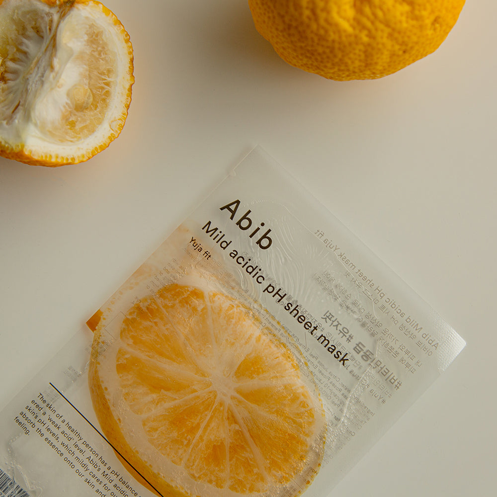 Mild Acidic pH Sheet Mask - Yuja Fit