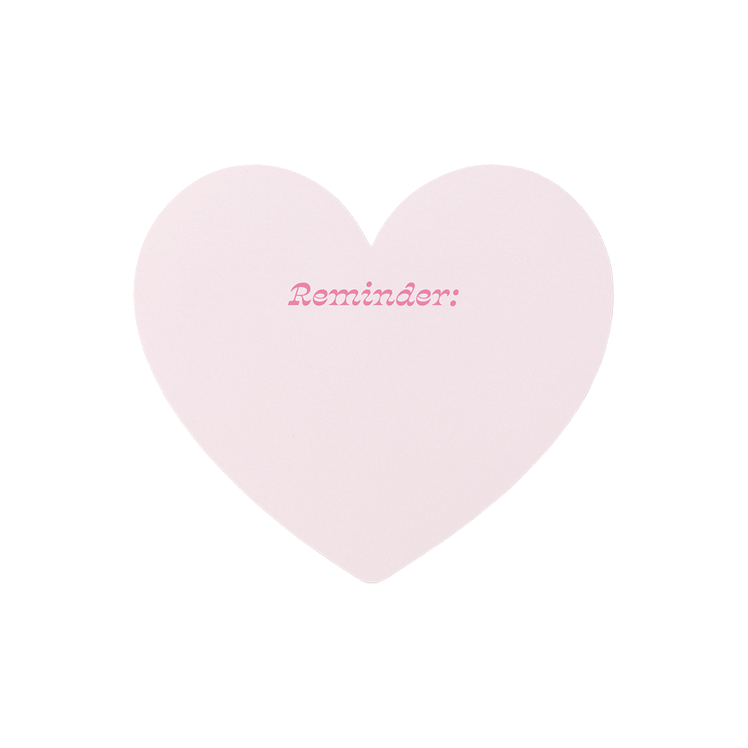 Heart-shaped Sticky Notes - Pida Beauty