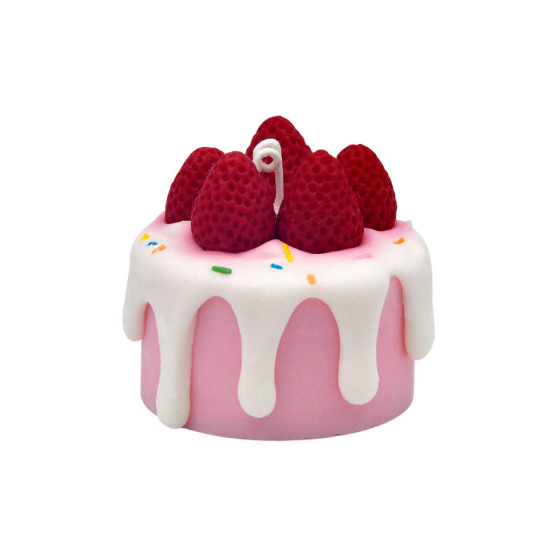 Strawberry Cake Candle (Pink) - Pida Beauty